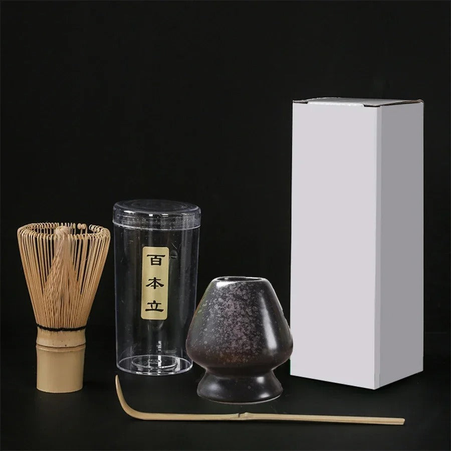 3-Piece Matcha Tea Set (茶筅 Chasen)