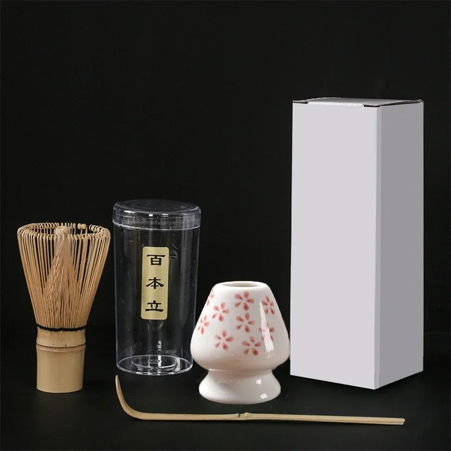 3-Piece Matcha Tea Set (茶筅 Chasen)